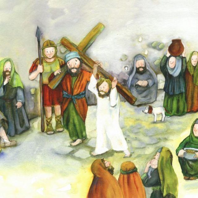 Stations of the Cross for Families in German on Friday, 3 April at 10:00 a.m.